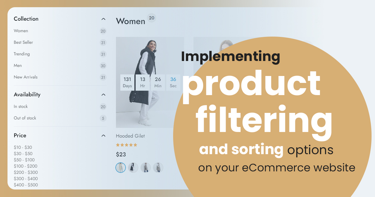 Product Filtering and Sorting in eCommerce