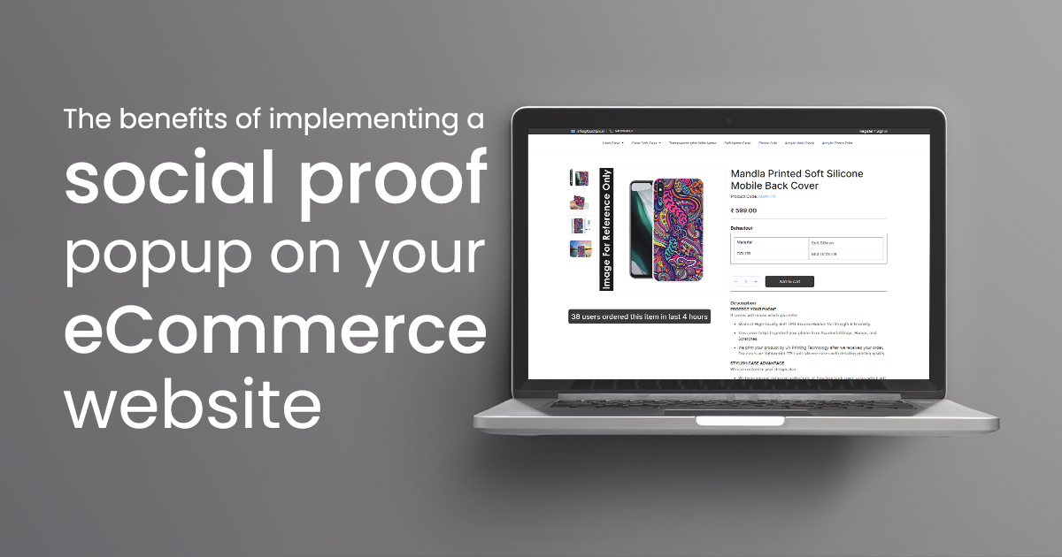 Social Proof Popup on Your eCommerce Website